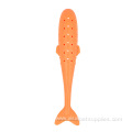 Catnip silicone fish shape cat toothbrush cat Toy